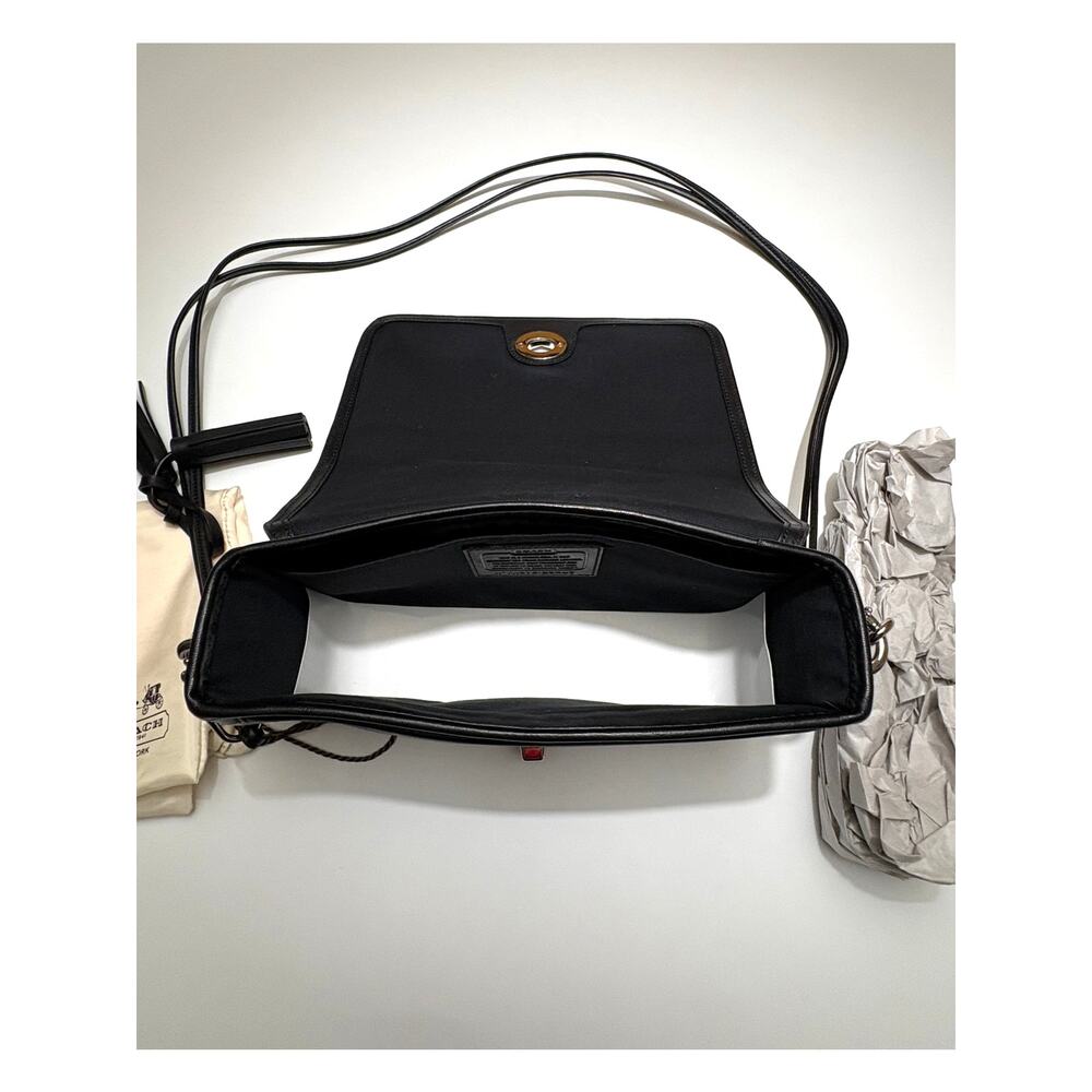 Coach Legacy Penelope Leather Turnlock Crossbody Shoulder Bag 23403 Black NWT - Picture 8 of 16
